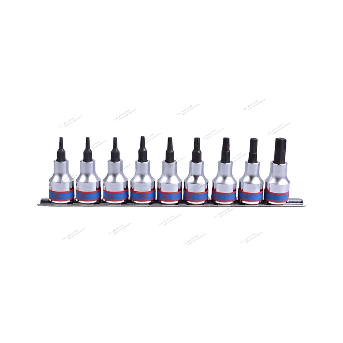 Набор торцевых насадок 1/2", TORX, Т20-Т60 мм, L = 60 мм, 9 предметов KING TONY KING TONY 4109PR10