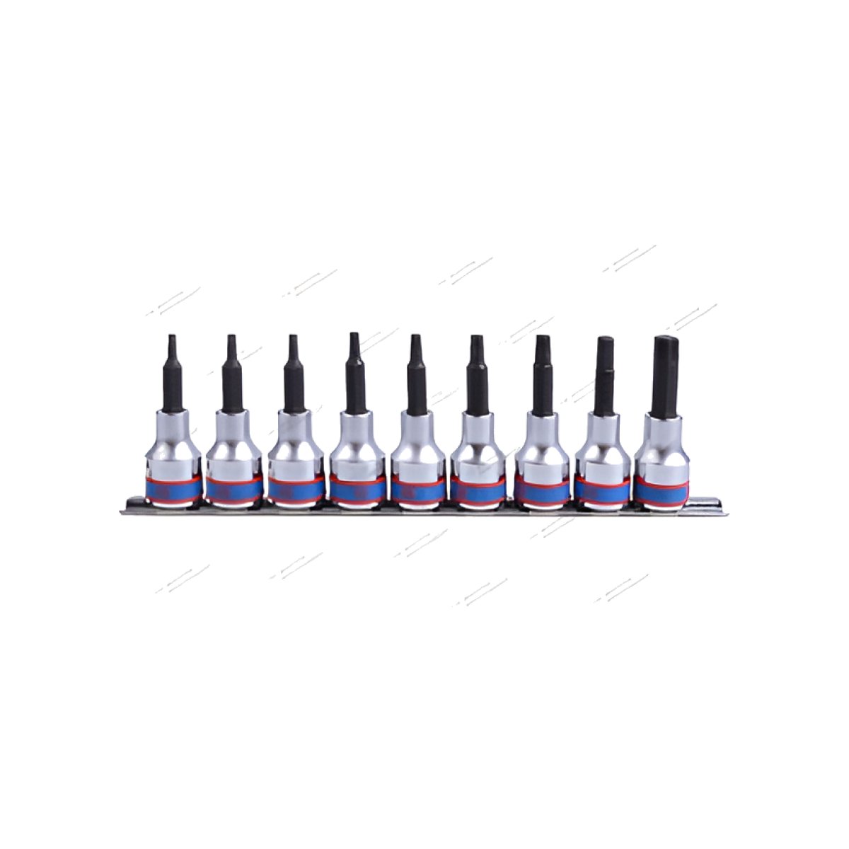 Набор торцевых насадок 1/2", TORX, Т20-Т60 мм, L = 80 мм, 9 предметов KING TONY KING TONY 4119PR10
