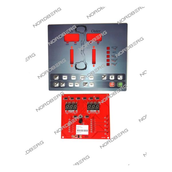 Дисплей с клавиатурой всборе для NORDBERG 4524C B-01-1210002 + B-12-2210003MA