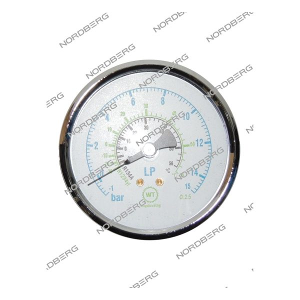 Манометр LP (15BAR/80d) для NORDBERG NF22L NF22L#GAUGE15
