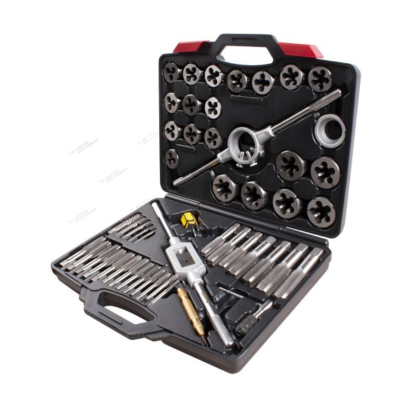Набор метчиков и плашек SK-5 1/4""-1"", кейс, 51 предмет MACTAK 351-10051C