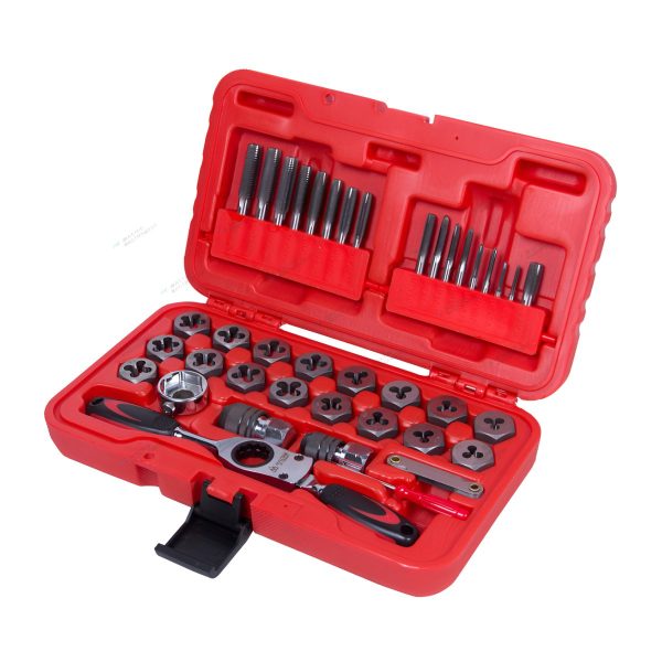 Набор метчиков и плашек SK-5 1/8""-1/2"", кейс, 40 предметов MACTAK 351-10040C