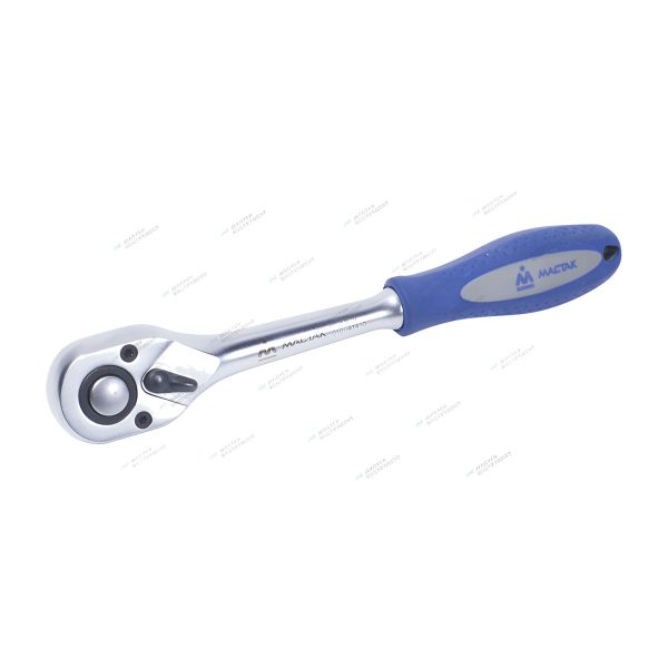 Трещотка 1/2"", 45 зубцов, флажковая с кнопкой MACTAK 010-41410H