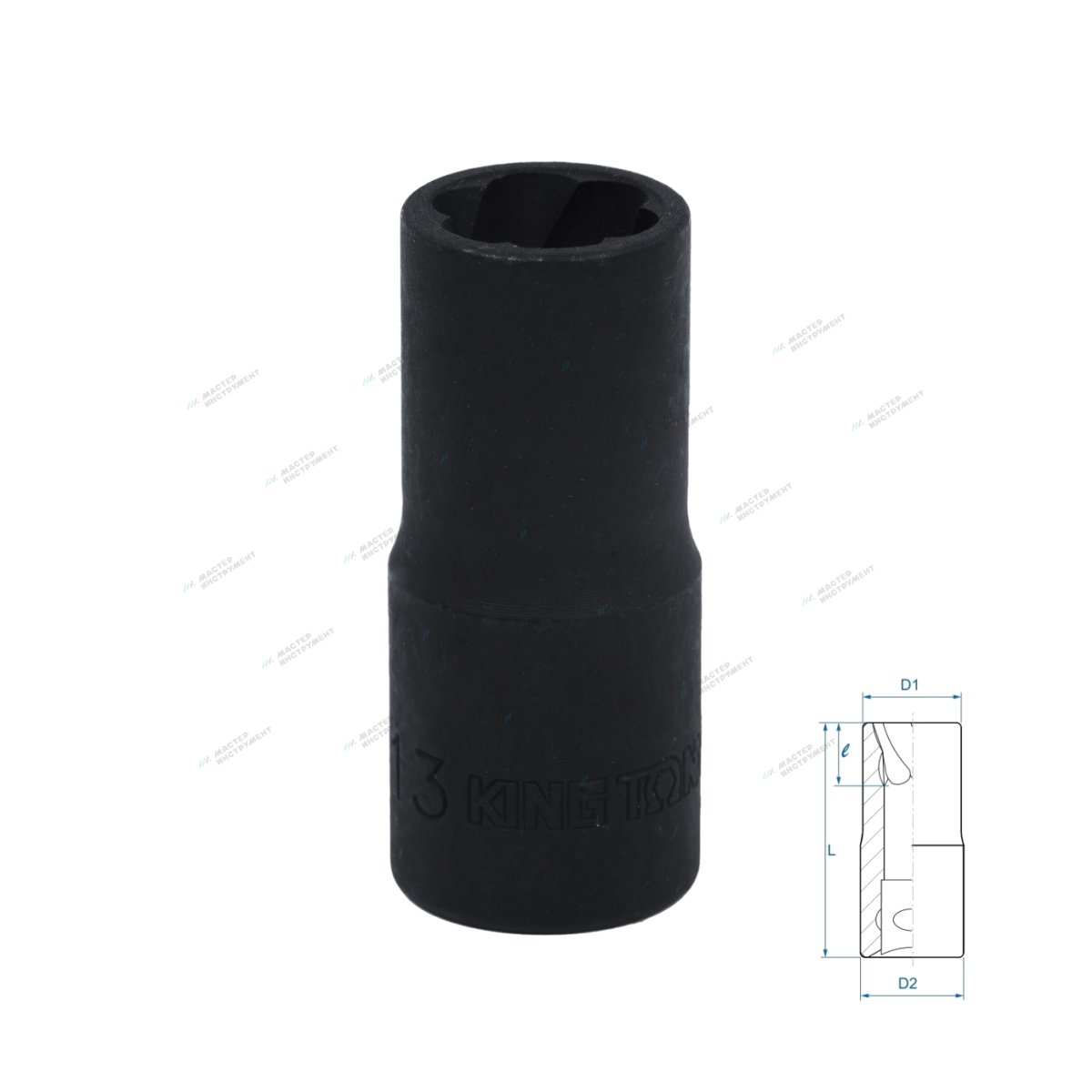Головка для поврежденного крепежа 1/2"", 13 мм KING TONY 9TD403-13M