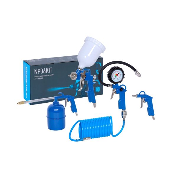Набор пневмоинструментов, 5 предметов NORDBERG NP06KIT