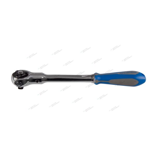 Трещотка с поворотной головой 72 зубца 3/8" 230мм KING TONY 3752-09G
