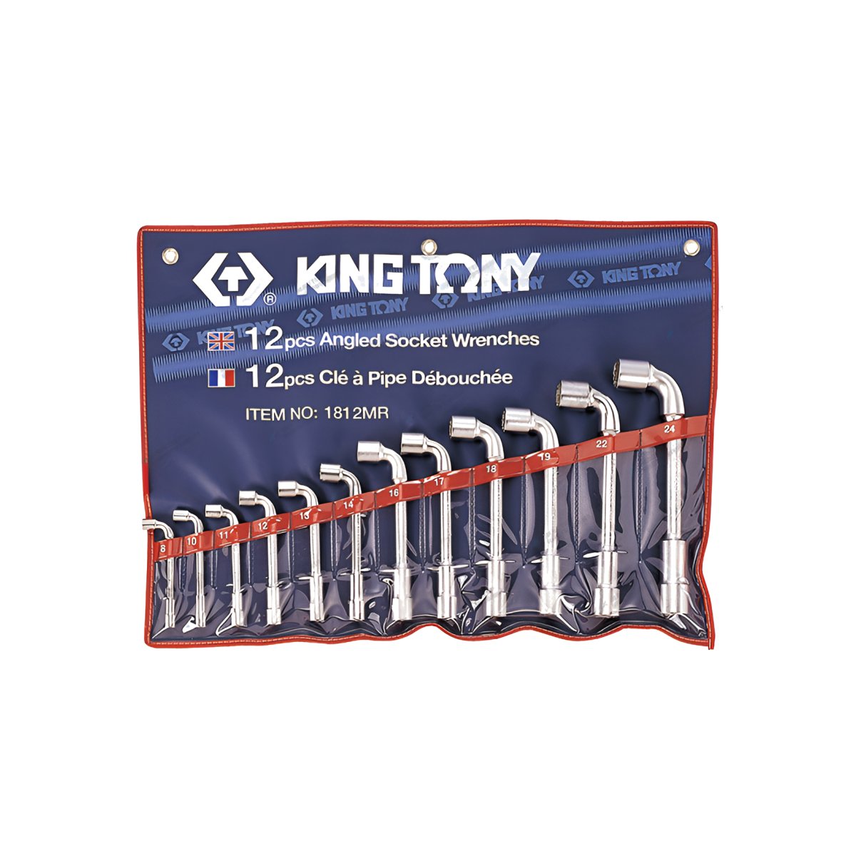 Набор торцевых L-образных ключей, 12 предметов KING TONY king tony 1812mr