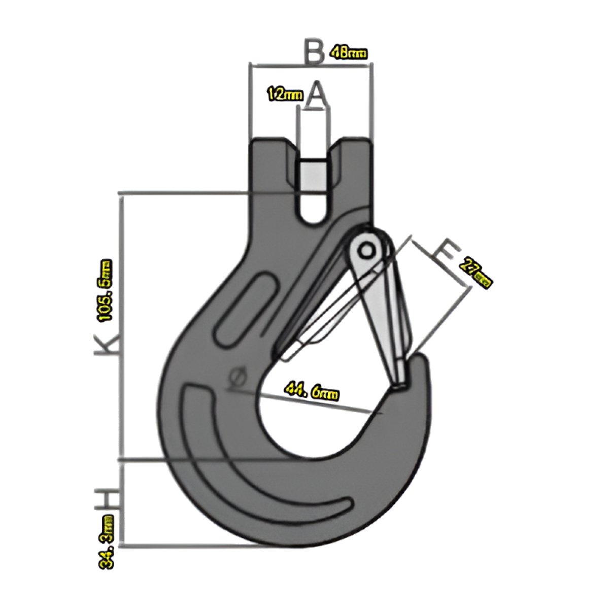 Цепь с крюком L=3,5 м (1 шт.) NORDBERG BAS-CHAIN3