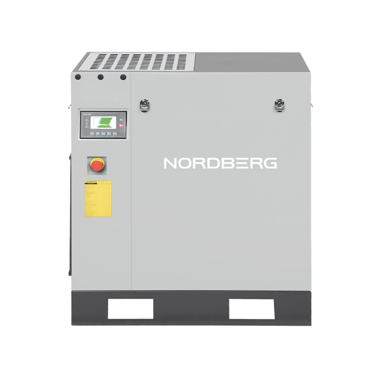 Компрессор винтовой, 7,5 кВт, 10 бар, 900 л/мин, без ресивера, серый NORDBERG NCC10-G