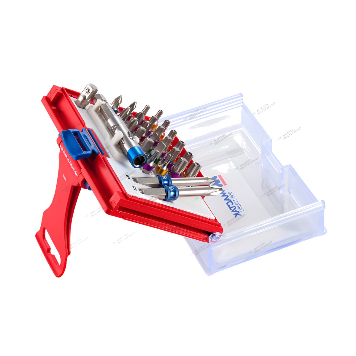 Набор вставок (бит) 1/4"", TORX, HEX, PZ, PH, SLOT, 33 предмета MACTAK 058-10033C