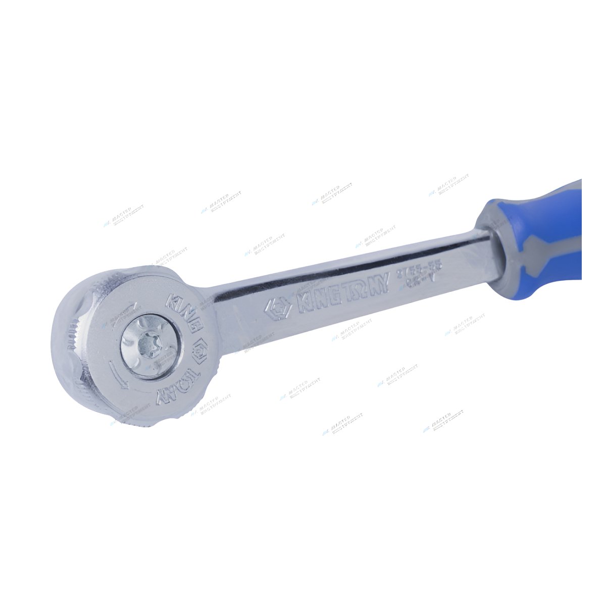 Трещотка 1/4"", 140 мм, 72 зубца, дисковый механизм KING TONY 2755-55G