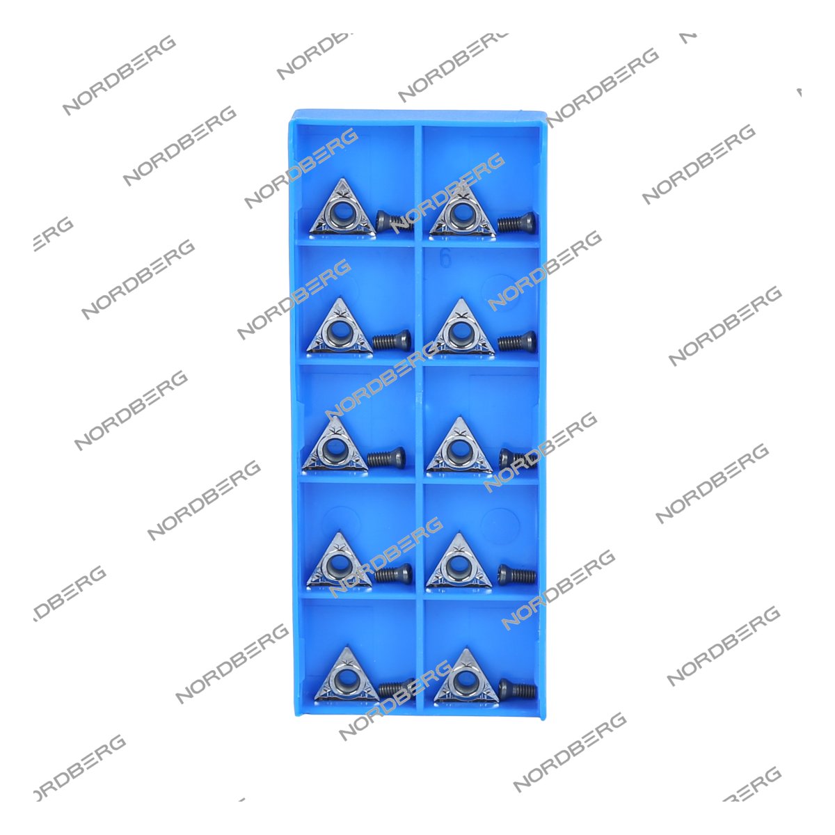Резцы для NL1/NL2/NL7 с винтами в пенале (комплект 10 шт.) NORDBERG 01-00002683