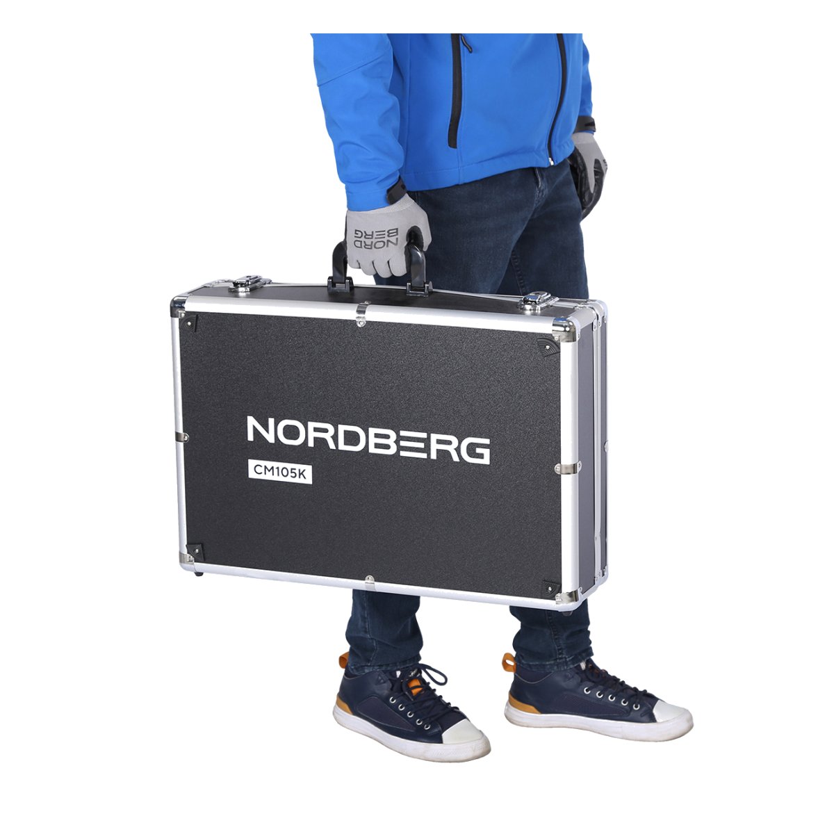 Комплект переходников в кейсе для замены масла в АКПП NORDBERG CM105K