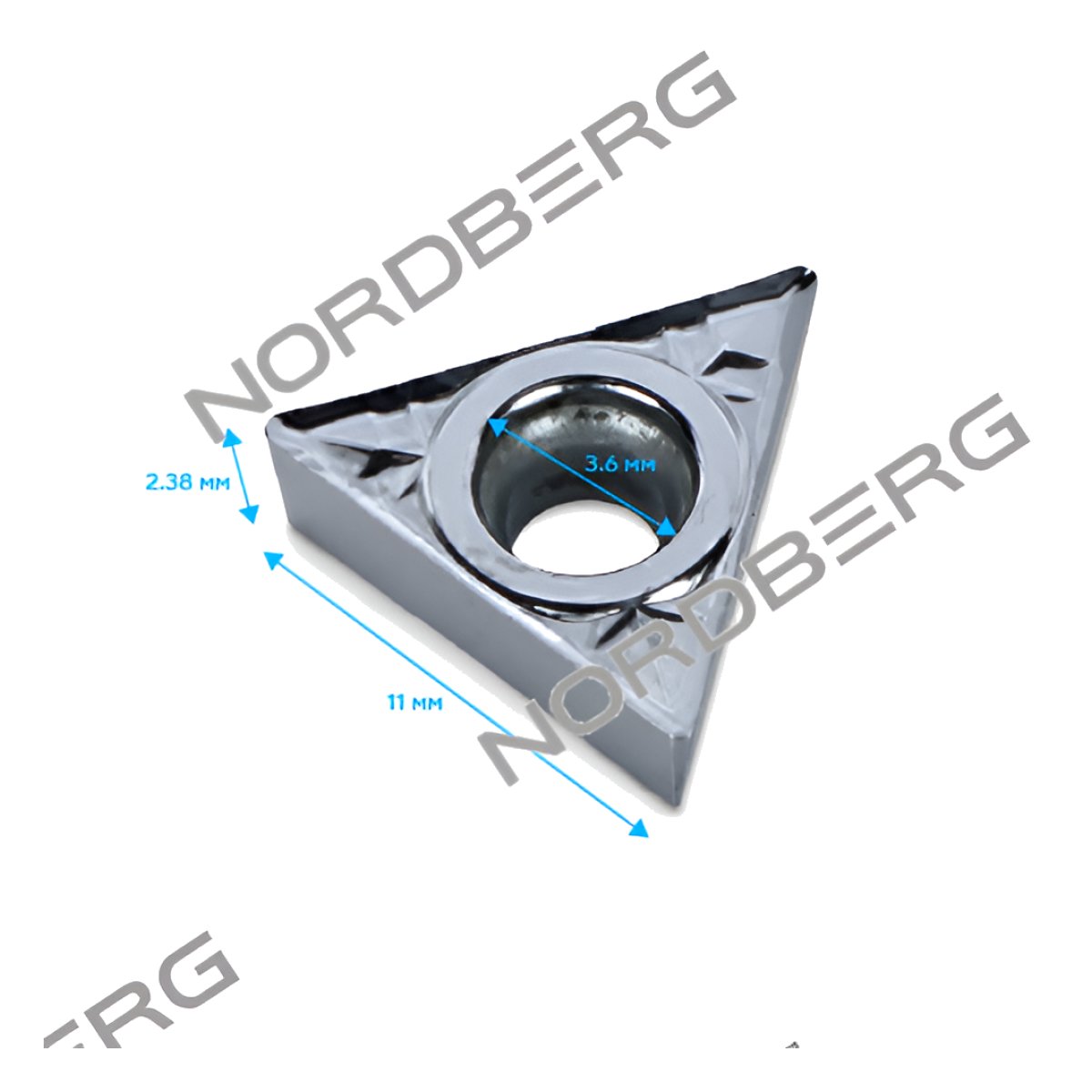 Резцы для NL1/NL2/NL7 с винтами в пенале (комплект 10 шт.) NORDBERG 01-00002683