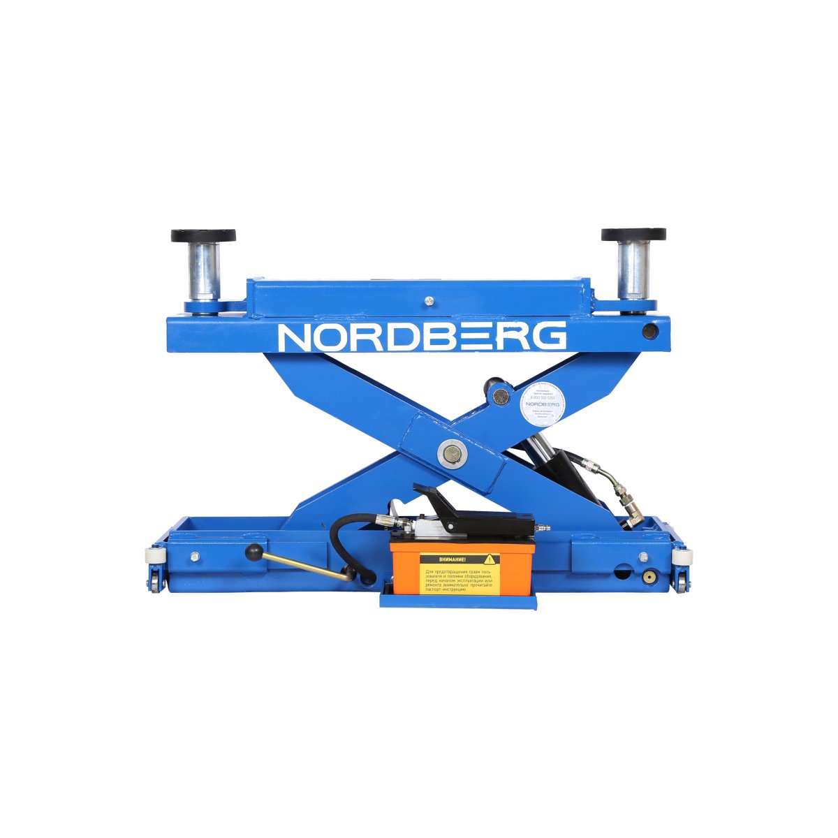 Траверса пневмогидравлическая 3.2 т для подъемника 4465B, синяя NORDBERG N433BA