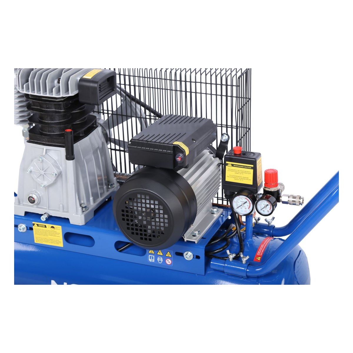 Компрессор поршневой с ременной передачей 220 В, ресивер 50 л, 446 л/мин NORDBERG NCE50/480